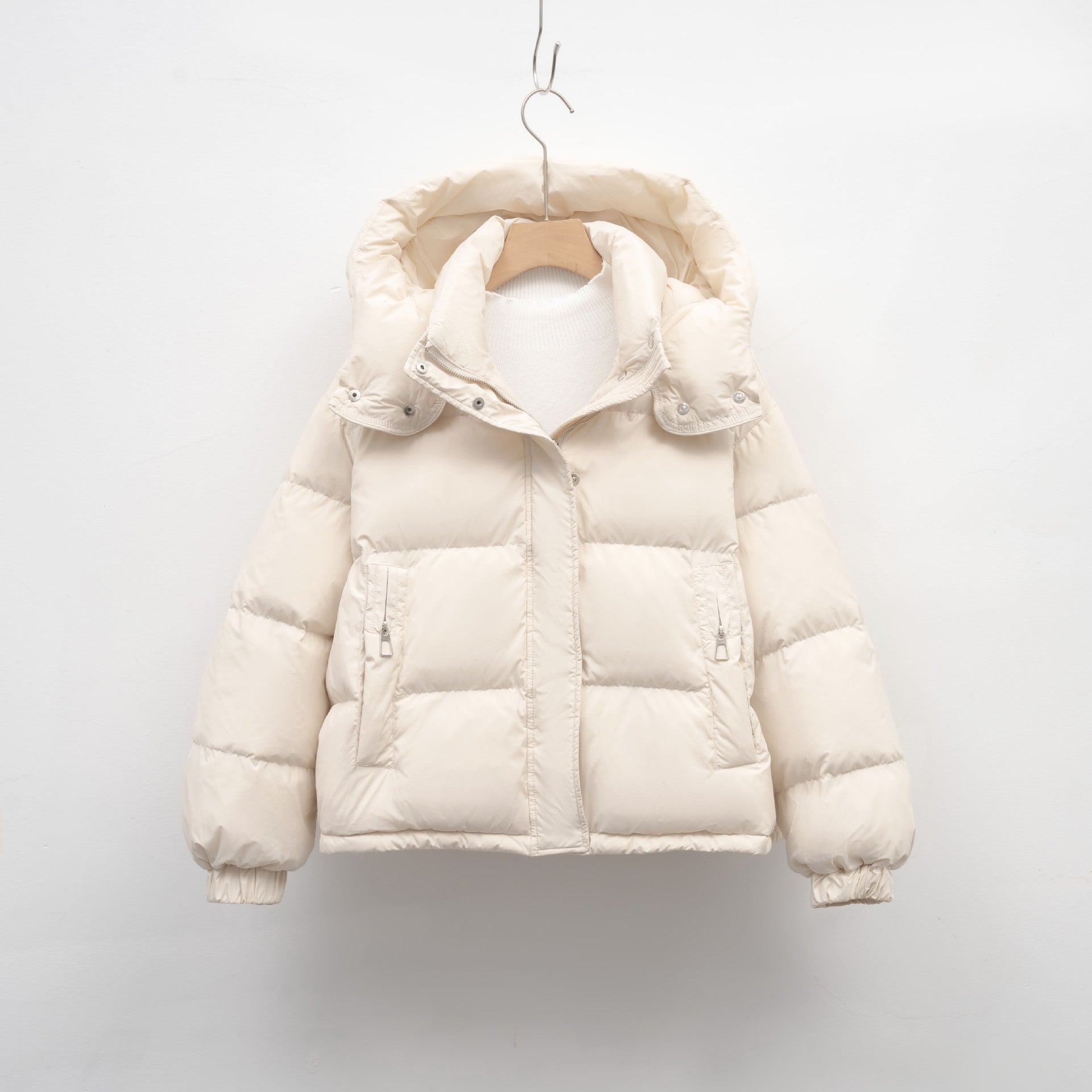 Women's Winter Korean-style Simple Hooded Warm Puffer Jacket